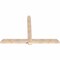 Ekena Millwork Eugene Smooth Timber Gable Bracket, Douglas Fir, 84"W x 56"H x 3 1/2"D x 5 1/2"F, 16/12 Pitch GBW084X56X0406EUG00SDF - alternate 2